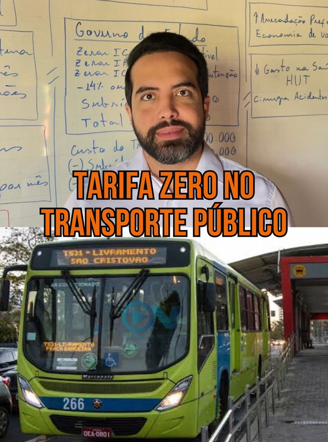 Pré-candidato Tonny Kerley apresenta proposta de transporte público de graça em Teresina